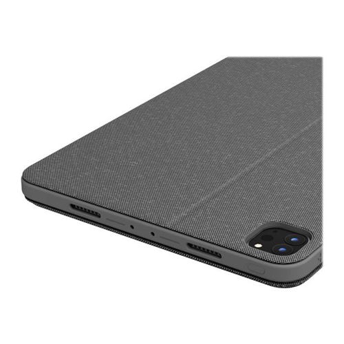 Non Communiqué Clair/Gris Logitech Combo Touch - Clavier Et Étui - Avec Trackpad - Rétroéé - Apple Smart Connector - Qwerty - International Us - Oxford - Pour Apple 11-Inch Ipad Pro (1Ère Génération, 2E Génération, 3Ème Génération)