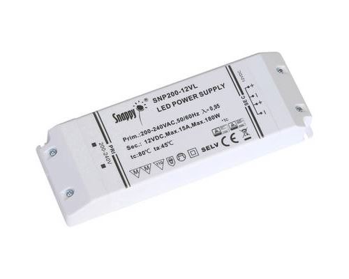 Dehner Elektronik LED 24V200W-MM-EU Transformateur pour LED, Driver de LED à tension constante 200 W 8.3 A 24 V/DC
