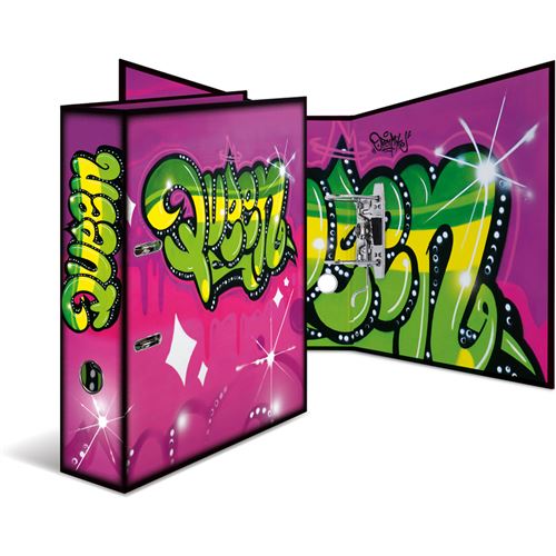 HERMA Classeur à levier à motifs 'Graffiti', A4, Queen