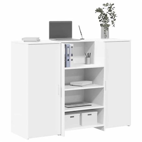 Vidaxl Blanc Bureau De Réception - Image 2