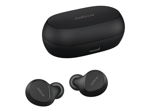 Jabra Elite 7 Pro - Écouteurs sans fil avec micro - intra-auriculaire - Bluetooth - Suppresseur de bruit actif - isolation acoustique - noir