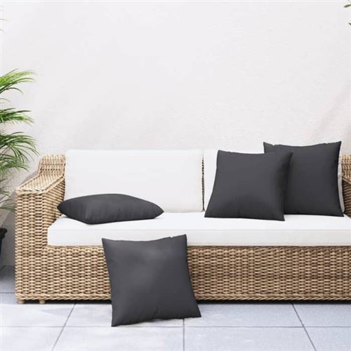 Vidaxl Noir Coussins Canapé - Image 2