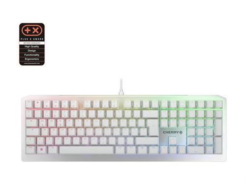 CHERRY MV 3.0 - Clavier - backlit - USB-C - QWERTZ - Allemand - commutateur : CHERRY VIOLA - blanc