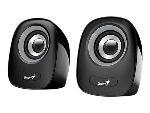 Non Communiqué Gris Genius Sp-Q160 - Haut-Parleurs - Pour Pc - 6 Watt (Totale) - De Fer