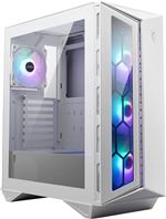MSI MPG GUNGNIR 110R - MDT - ATX - panneau latéral fenêtré (verre trempé) - pas d'alimentation (ATX) - blanc - USB/Audio