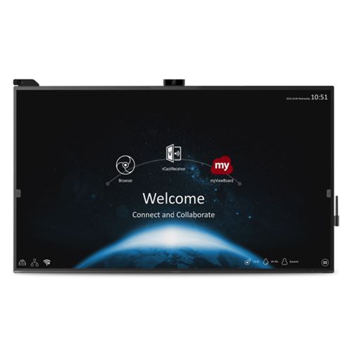 Viewsonic IFP8670 touch screen monitor 2.18 m (86 ) 3840 x 2160 pixels Black Multi-touch Multi-user