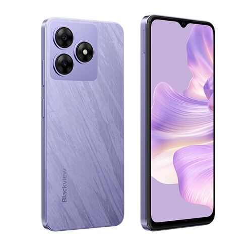 Smartphone Blackview WAVE8 6.56 12Go 256Go Android 14 Telephone Portable dual sim 4G - violet