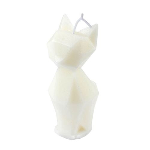 Paris Prix Blanc Bougie Déco Chat Arty 13Cm - Image 2