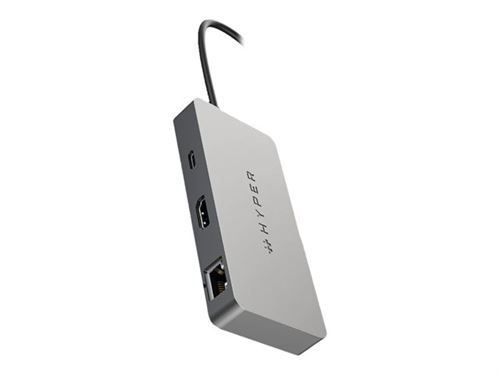 HyperDrive 5-Port USB-C Hub - Station d'accueil - USB-C - HDMI - GigE