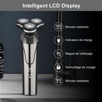 Tondeuse Barbe/cheveux Hatteker Pro - Tondeuse électrique Rechargeable - Lames Inox - Kit Complet - Neuf