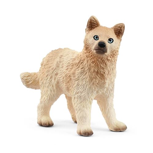 Non Communiqué Beige Figurine Louveteau Arctique