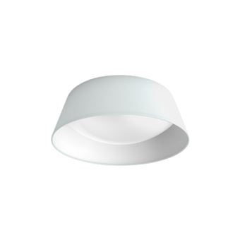 Plafonnier salle de bain ip44 led 31cm chrome miroir halo