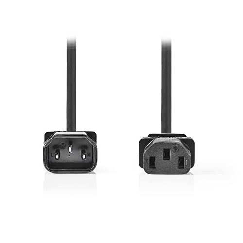 Nedis Noir Rallonge Pour Pc, Moniteur Et Onduleur - 2 Mètres - Image 2