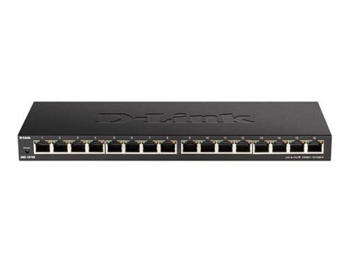 D-Link Dgs 1016S - Commutateur - Non Géré - 16 X 10/100/1000 - De Bureau - Tension Cc