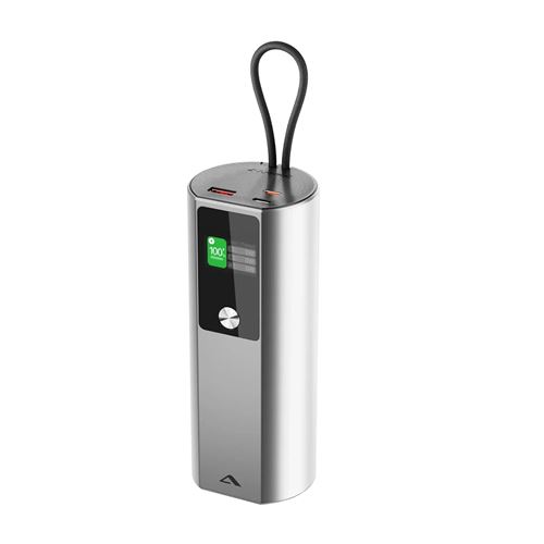 PowerBank ARK PRO 27600mAh USB 160W avec &Eacute;cran et C&acirc;ble Gris - Neuf