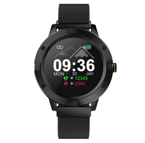Montre Connectée Chronus Q10 Femme-Noir-Chronus
