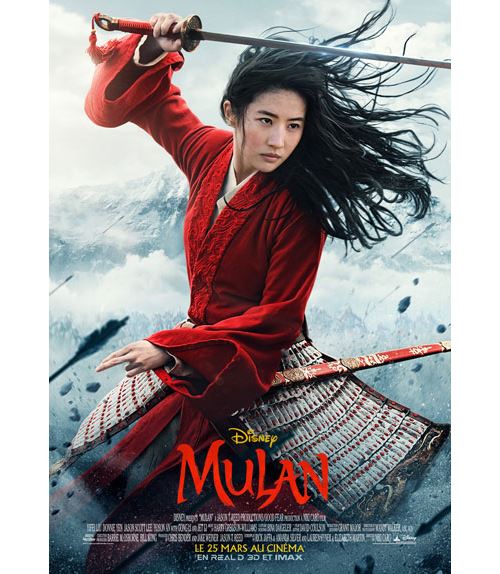 Mulan - 2021 - Disney - 116x158cm - Affiche de cinéma originale pliée