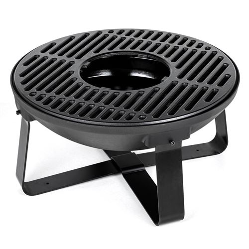 Brasero en fonte 52cm - Noir - Somagic