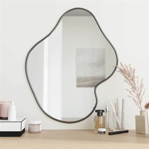 Non Communiqué Noir Vidaxl Mural Miroir De Maquillage Coiffeuse Cosmétique Décoration De Chambre À Coucher Salle De Bain Salon Intérieur 348274