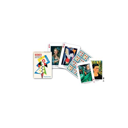 Non Communiqué Femme Multicolore Jeu De 54 Cartes S Artistes Piatnik