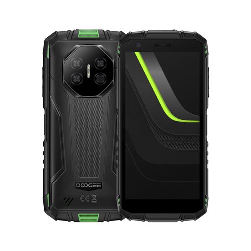 Smartphone DOOGEE Fire 3 Pro Noir : 5.45 ,4Go+128Go+2To, 8350mAh, Android 15,Empreinte digitale, Dual SIM 4G,Téléphone Portable-290g