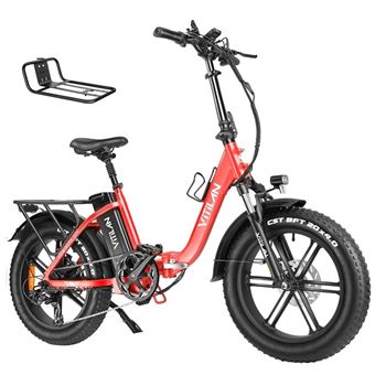 Vélo Électrique Pliant Vitilan U7 2.0 - 20" - défault 25 km/h - Rouge - 1