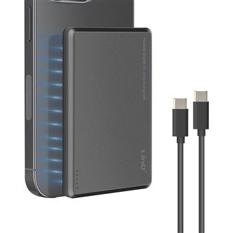Batterie Externe Magsafe Pd 30W, 10000Mah Magnétique Power Bank Avec Câble Usb-C Intégré (Charge