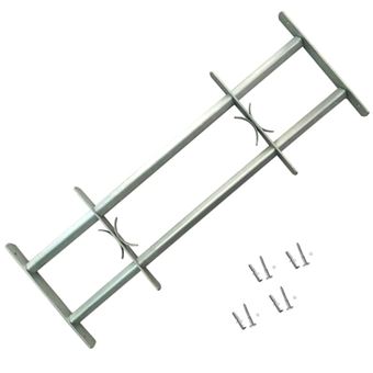 vidaXL Raambeveiliging verstelbaar met 2 dwarsstangen 500-650 mm141379 - 1