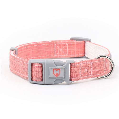Colliers en Fibre de bambou MARVELOUS pour chien - Rose (Taille: M)