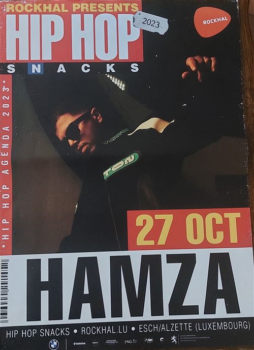 Affiche - HAMZA - Hip Hop Snacks - 60x84cm