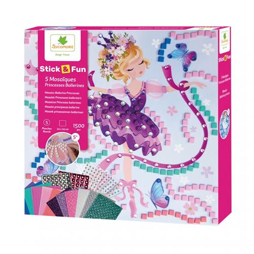 Au Sycomore Stick'n Fun Princesses Ballerine Mosaiques - Image 2