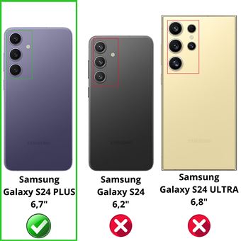Protège écran PHONILLICO Samsung Galaxy S24 PLUS - Verre trempé