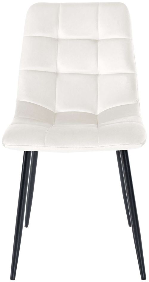 Lot de 1 chaise GENERIQUE interieur non pliable H. 83 cm en plastique blanc