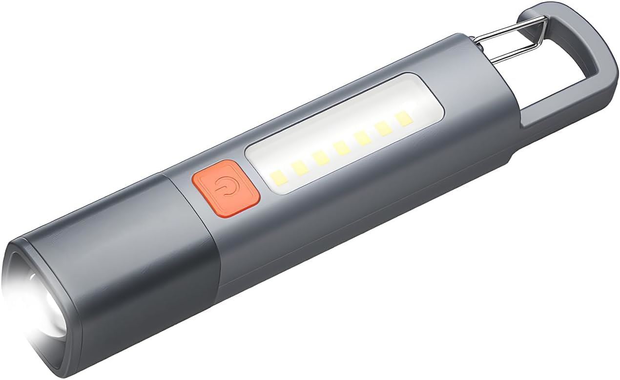 Lampe Torche 100 000 Lumens LED Rechargeable - La Plus Puissante, Noire, Neuve