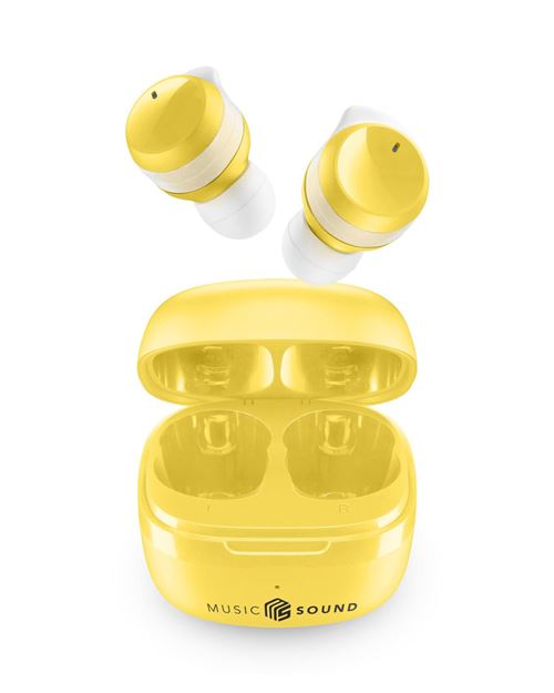  Flow Casque Sans fil Ecouteurs Appels/Musique Bluetooth Jaune