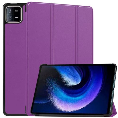 Xeptio Violet Etui Housse Cover Smartcover Pour Xiaomi Pad 6 / Xiaomi Pad 6 Pro 11 Pouces 2023 - Image 4