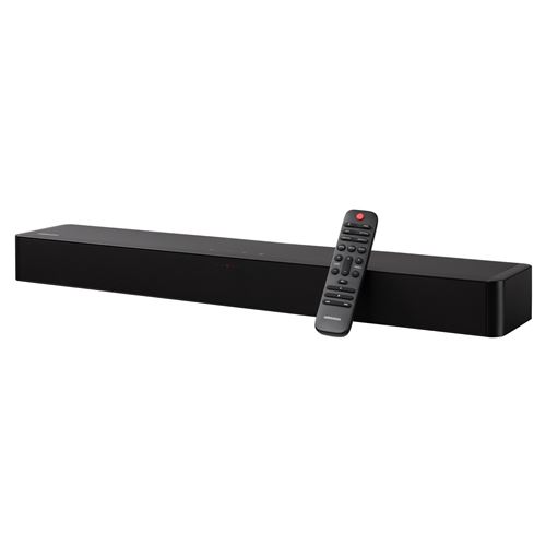 MEDION LIFE® P61155 Barre de son 2.0 | complément idéal du téléviseur ou du home cinéma | transmission sans fil de la musique de votre smartphone & Co via Bluetooth® 5.1 | barre de son compacte avec télécommande tactile & à distance
