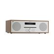 auna Silver Star CD-DAB Radio DAB DAB+ Lecteur CD Bluetooth USB AUX - marron