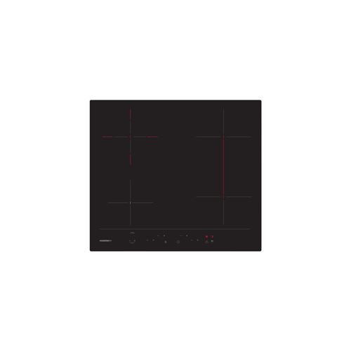 Rosières Origine RH64DBCP/1 - Vitrocéramique - 4 plaques de cuisson - Niche - largeur : 56 cm - profondeur : 49 cm - noir