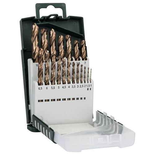 Set De 19 Forets A Metaux Rectifies Hss-Cobalt - Bosch