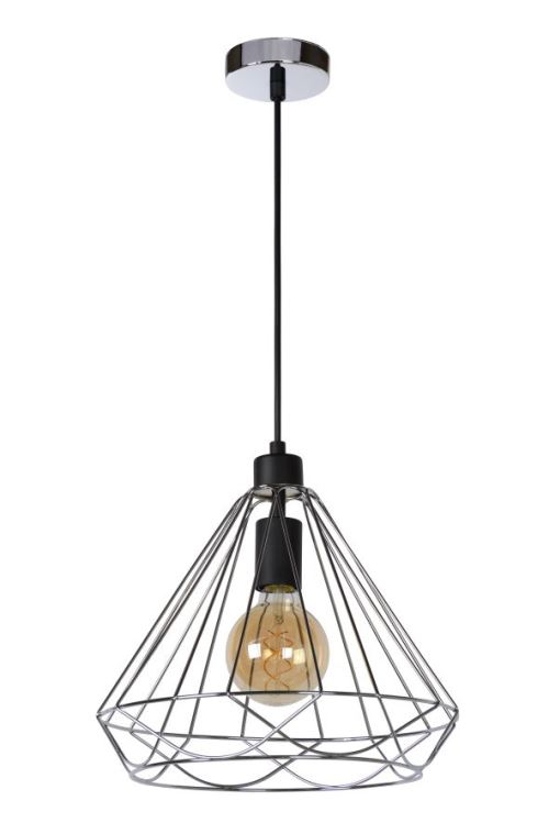 Lucide KYARA - Suspension - Ø 32 cm - Chrome