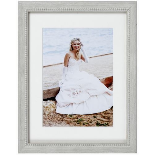 Cadre photo Perle gris clair 18x24 cm Brio 34109