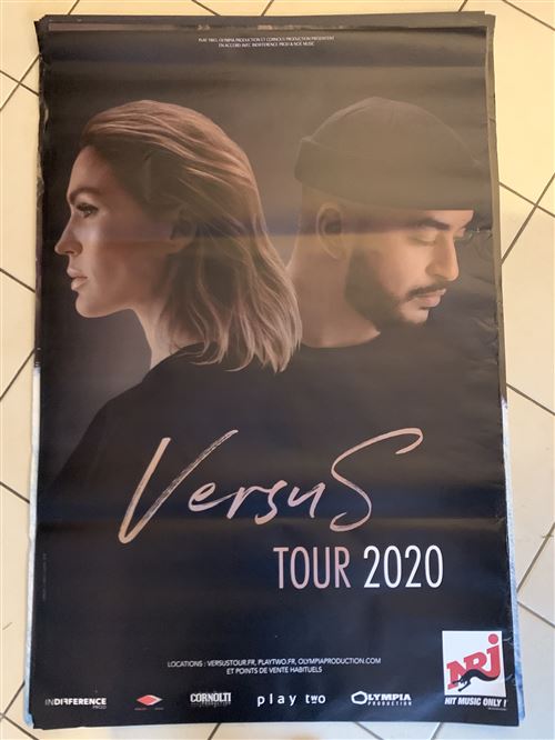 VERSUS - Vitaa / Slimane - Tour 2020 - 80x120cm - Affiche