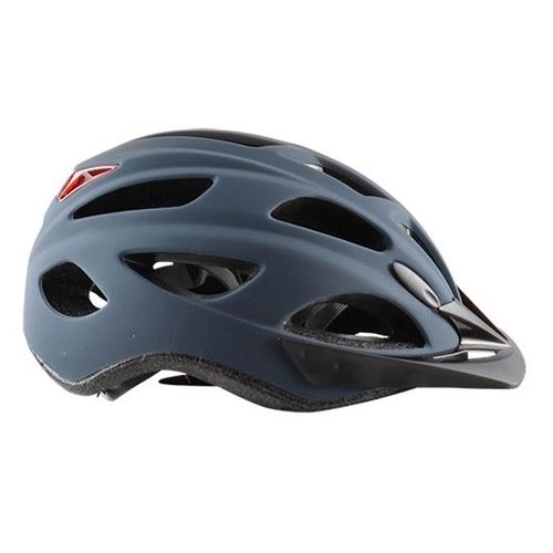 Casque urbain polisport city go denim mat reglage occipital 54/59 (led integre)