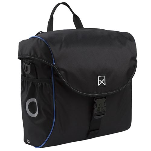 Willex Sacoche de vélo 19 L Noir et bleu 16002