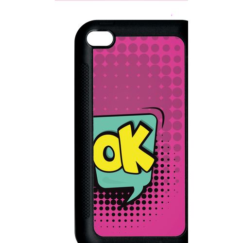 Coque Apple Ipod Touch 4 Ok Fond Rose