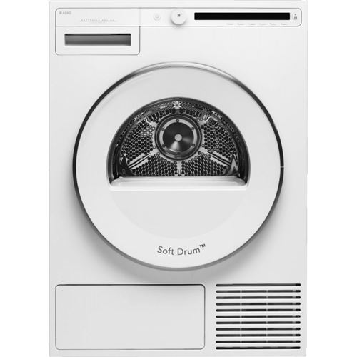 Asko Classic T208C.W - Sèche-Linge - Largeur : 59.5 Cm - Profondeur : 65.4 Cm - Hauteur : 85 Cm - Chargement Frontal - Blanc