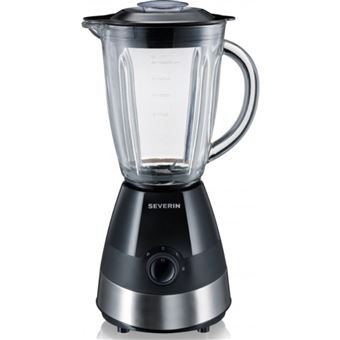Severin SM 3718 Mixeur fixe 550 W acier inoxydable (brossé), noir