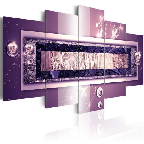 Tableau - Purple cascade .Taille : 200x100