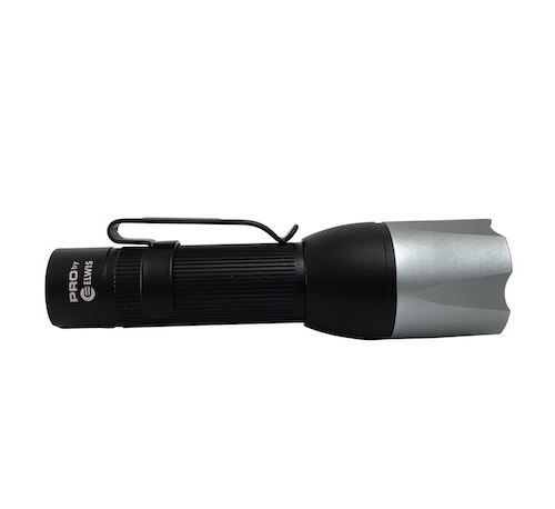 Torche LED - 5W - Distance du faisceau 140m - 110Lm - Noir